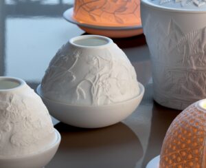 PORCELAIN VOTIVELIGHT CANDLES LITHOPHANIES