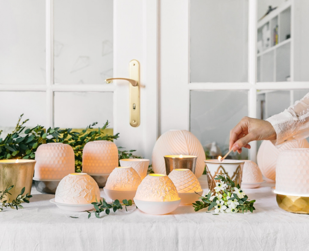 LED LAMPION lamps, VOTIVELIGHT candles, LUMINETTES candles and large VOTIVE candles