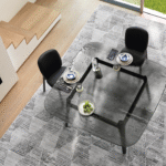 MAGMA TABLE IN FUSED GLASS BY PATRICK JOUIN