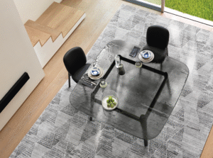 MAGMA TABLE IN FUSED GLASS BY PATRICK JOUIN