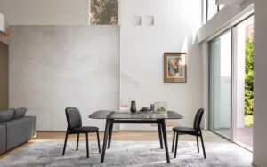 MAGMA TABLE IN FUSED GLASS BY PATRICK JOUIN