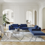 MATIC, an innovative system of sofa components created by PIERO LISSONI and conceived as a platform suspended in space, somewhere between an island and a work of architecture. The distinctive characteristics, here again, are aesthetics and technology.