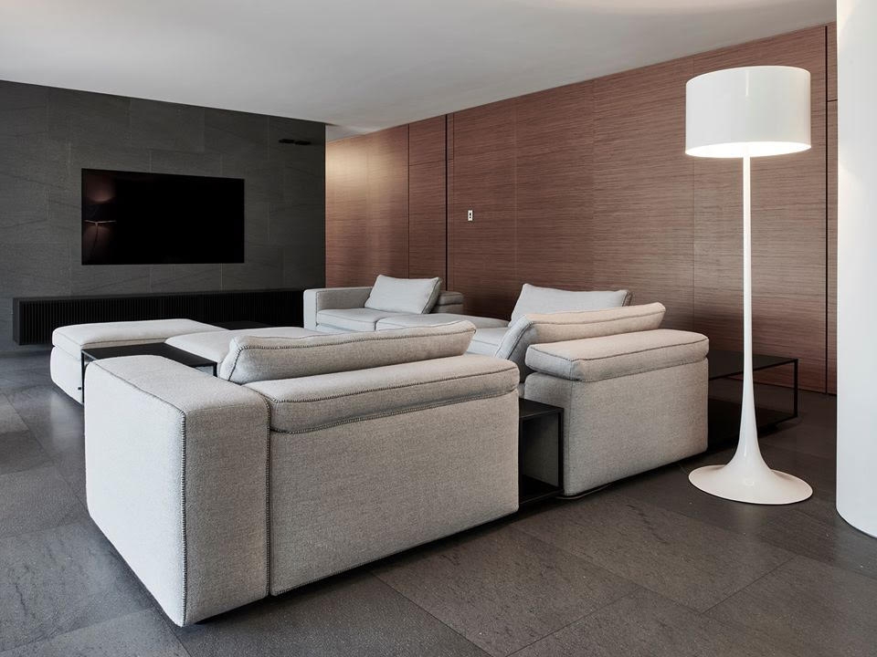 GRAFO SOFA by VICTOR VASILEV, designed in 2014. GRAFO comes from the designer‚Äôs desire to endow a soft object with the ‚Äúidentifying mark‚Äù of the iconic products of the MDF Italia collection. A pure, straightforward graphic quality ‚Äì part of the company‚Äôs philosophy ‚Äì has been the source of inspiration for the project. GRAFO is a modular system. Three sofa, eight upholstered elements and three complementary coffee tables allow endless solutions to be developed in accordance to the free, creative interpretation of the customer. Special contrasting stitching on the edges available in white, medium grey and anthracite. The folding backrest built into the module ensures height regulation. The system is completed by a wide range of cushions.