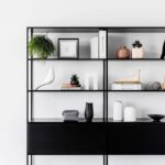 MINIMA 3.0 by BRUNO FATTORINI, designed in 2013‚Äì2019. MINIMA 3.0: three stands for the three key elements that compose the system: shelf, frame, cabinets. Essential and flexible, MINIMA 3.0 represents the natural makeover of MINIMA, MDF Italia collection‚Äôs icon product, special mention at the XVII Compasso D‚ÄôOro ADI in 1998. Technology and innovation have enabled this thin aluminium structure, to propose an increasingly minimal yet strong identity. Today MINIMA 3.0 evolves and renews, turning into a more versatile and adaptable furnishing system, capable of joining more functions. The new MINIMA 3.0 is divided into 5 types: ground-resting, hanging, sketch, sideboard and room divider.