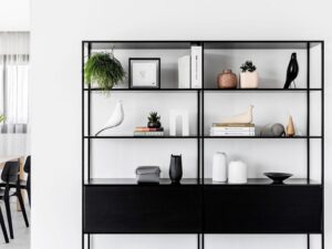 MINIMA 3.0 by BRUNO FATTORINI, designed in 2013‚Äì2019. MINIMA 3.0: three stands for the three key elements that compose the system: shelf, frame, cabinets. Essential and flexible, MINIMA 3.0 represents the natural makeover of MINIMA, MDF Italia collection‚Äôs icon product, special mention at the XVII Compasso D‚ÄôOro ADI in 1998. Technology and innovation have enabled this thin aluminium structure, to propose an increasingly minimal yet strong identity. Today MINIMA 3.0 evolves and renews, turning into a more versatile and adaptable furnishing system, capable of joining more functions. The new MINIMA 3.0 is divided into 5 types: ground-resting, hanging, sketch, sideboard and room divider.