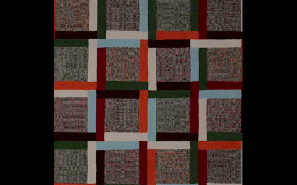 MIXED GRILL I RUG OF 100% WOOL BY EDWARD FIELDS