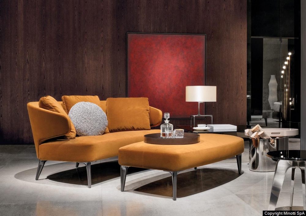 ASTON sofa and bench by RODOLFO DORDONI