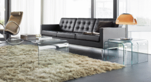 NURGLAS SIDE AND COFFEE TABLES 1600 BY PETER DRAENERT 1972