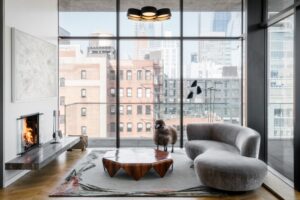 ICE CRYSTAL BORDER I RUG OF 77% WOOL AND 23% DULL SILK BY EDWARD FIELDS