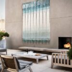 EMERGENCE I RUG OF 62% WOOL, 28% SILK AND 10% FINE LUREX BY EDWARD FIELDS