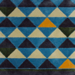 PEAKS I RUG OF 92% DULL SILK AND 8% WOOL BY EDWARD FIELDS