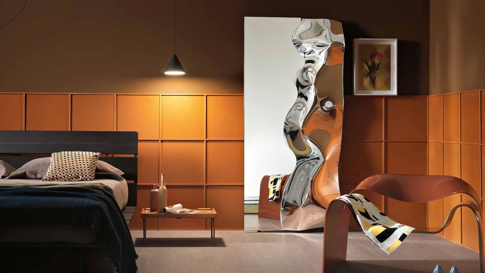 PHANTOM MIRROR IN FUSED GLASS BY DANTE O. BENINI ‚Äì LUCA GONZO & HELIDON XHIXHA