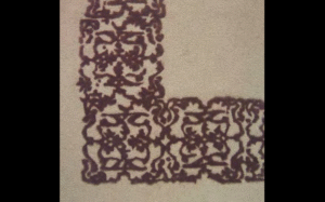 PHILYRA BORDER I RUG OF 86%  75 WOOL/25 SILK BLEND AND 14% DELICATE SILK BY EDWARD FIELDS CARPET MAKERS