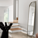 PINCH MIRROR WITH METAL FRAME BY LANZAVECCHIA +WAI