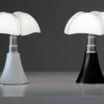 Table lamps PIPISTRELLO - designer GAE AULENTI