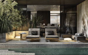 Sunlounger SUNRAY by RODOLFO DORDONI