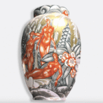 Vase ANNÉES FOLLES by RENÉ CREVEL 1925, the French artist and interior decorator RENÉ CREVEL(1892-1971) successfully competed for the commission to decorate the ceramics pavilion of the International Exposition of Modern Industrial and Decorative Arts in Paris. For this occasion, he created decorative panels, wallpaper, and art objects. Among his designs was this large vase which combines landscape and figurative genres and was one of the first regional manifestations of the Art Deco Style. BERNARDAUD has decided to create an edition of the vase to complete the maison’s collection of rare pieces.