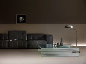 RIALTO COFFEE TABLE IN CURVED GLASS BY CRS FIAM