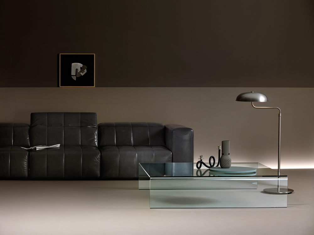 RIALTO COFFEE TABLE IN CURVED GLASS BY CRS FIAM