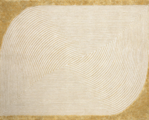 ROUND THE BORDER I OF 86% WOOL, 8% DULL SILK AND 6% SILK BY EDWARD FIELDS