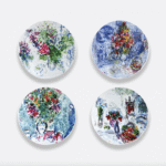 LES BOUQUETS DE FLEURS by  MARC CHAGALL.