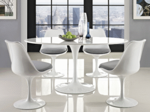 TULIP ARMLESS CHAIR BY EERO SAARINEN 1957