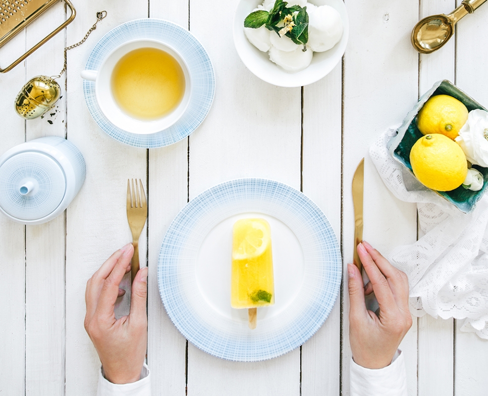 PORCELAIN TABLEWARE SAPHIR BLEU