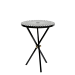 FORNASETTI TABLE TOP √ò36 EGOCENTRISMO BLACK/WHITE