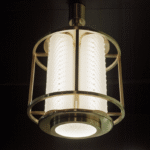 COUTARD lantern small size by PIERRE-YVES ROCHON clear crystal and matte black