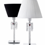 TORCH lamp -  designed by ARIK LEVY, the Torch lamps were inspired by the emblematic Z√©nith chandelier, which it partly reinvents. The combination of crystal and metal adds a touch of modernity.