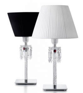 TORCH lamp -  designed by ARIK LEVY, the Torch lamps were inspired by the emblematic Z√©nith chandelier, which it partly reinvents. The combination of crystal and metal adds a touch of modernity.