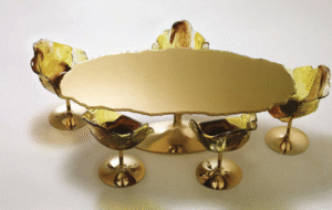 ELLA GOLD CHAIR BY JACOPO FOGGINI.