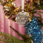 S√àVE D'ARGENT  by CHRISTOFLE  - silver plated Celebration ornament.