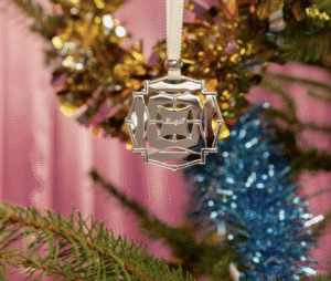 S√àVE D'ARGENT  by CHRISTOFLE  - silver plated Celebration ornament.