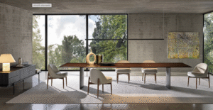 SENDAI dining chair  by INODA +SVEJE. Named after the city of trees, Sendai, this line of furnishing pieces consists of a small sofa, an armchair and dining and lounge small armchairs.