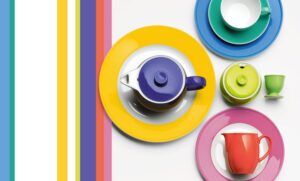 PORCELAIN TABLEWARE SOLID COLOR - MADE IN GERMANY