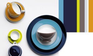 PORCELAIN TABLEWARE SOLID COLOR - MADE IN GERMANY