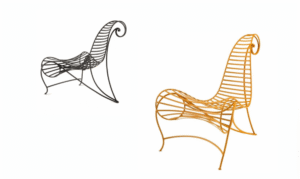 SPINE CHAIR BY ANDR√â DUBREUIL