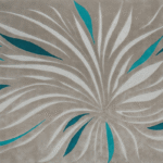 SPLASHDOWN I RUG OF 96% 50 WOOL/50 CASHMERE BLEND AND 4 % FINE LUREX BY EDWARD FIELDS STUDIO