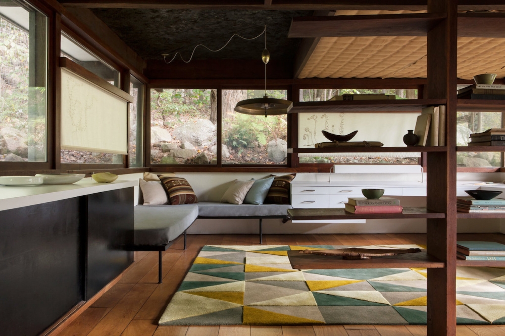 CACTUS FLOWER I RUG OF 47% WOOL, 42% BERBER WOOL AND 11% DULL SILK BY EDWARD FIELDS