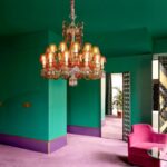 ZENITH FAUNACRYSTOPOLIS pink & champagne. For the first time, champagne color flourishes on the twisted chandelier arms and the lampshades are made in pink and champagne crystal. As the legendary Baccarat red, champagne and pink colors are obtained thanks to the union of gold and crystal. Honeycomb-cut candy light lampshades inspired by the prestigious Juvisy service, bring modernity. With its luxury melange of pink, champagne and mist colors, ZENITH FAUNACRYSTOPOLIS adds a joyful touch to any interior. Limited edition of 50 pieces. Chains and canopies nickeled or gilded finish are sold separately. Chandelier sold with 12 lampshades in pink crystal and 12 lampshades in champagne crystal.