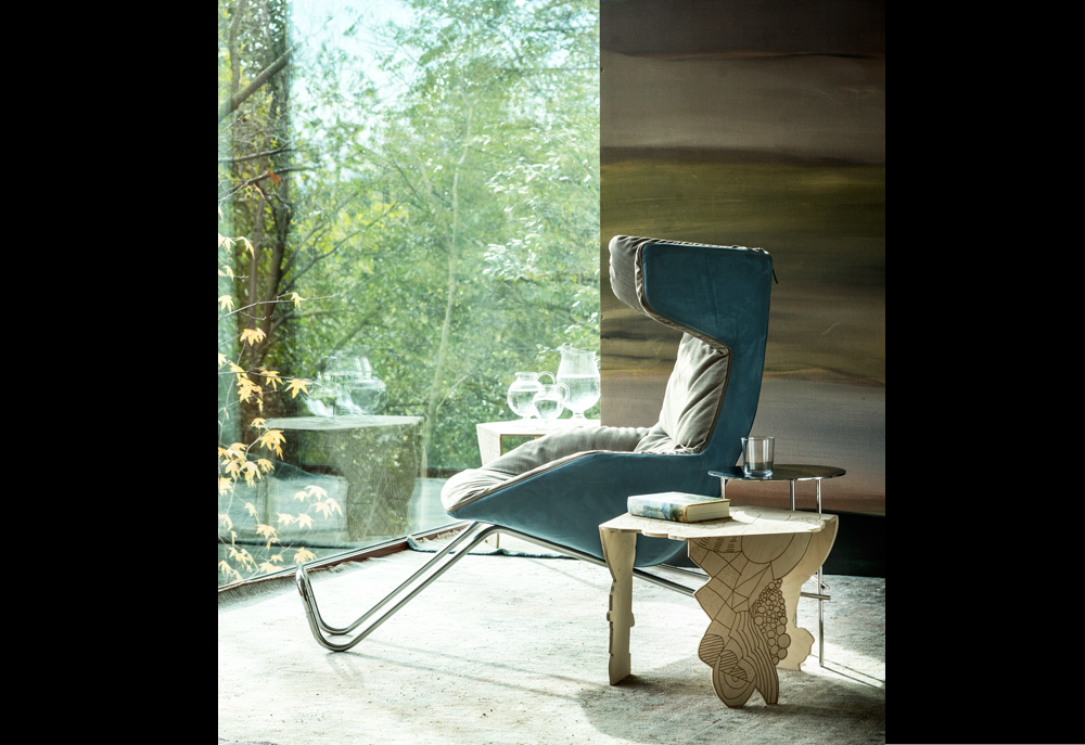 TAKE A LINE FOR A WALK ARMCHAIR BY ALFREDO H√ÑBERLI, 2003