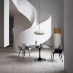 KN06 Armchair by Piero Lissoni 2020. As part of the reimagined offerings by Piero Lissoni for the latest Knoll Inc. collections, KN06 brings an expansion of the seating family with a design catered to modern, luxurious living spaces. The update offers stylistic refinement to the collection, with graceful, slender touches that enhance sophistication and modernity.