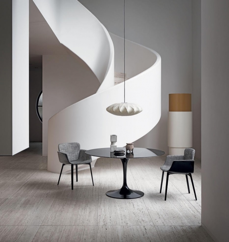 KN06 Armchair by Piero Lissoni 2020. As part of the reimagined offerings by Piero Lissoni for the latest Knoll Inc. collections, KN06 brings an expansion of the seating family with a design catered to modern, luxurious living spaces. The update offers stylistic refinement to the collection, with graceful, slender touches that enhance sophistication and modernity.