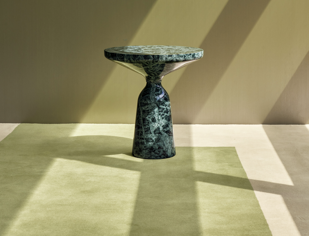 BELL SIDE table marble  by SEBASTIAN HERKNER, designed in 2023.