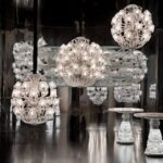 Crystal chandeliers LE ROI SOLEIL - designer MARCEL WANDERS.
