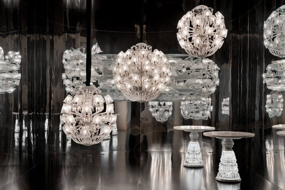 Crystal chandeliers LE ROI SOLEIL - designer MARCEL WANDERS.