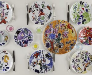 PORCELAIN TABLEWARE LES VITRAUX D'HADASSAH
