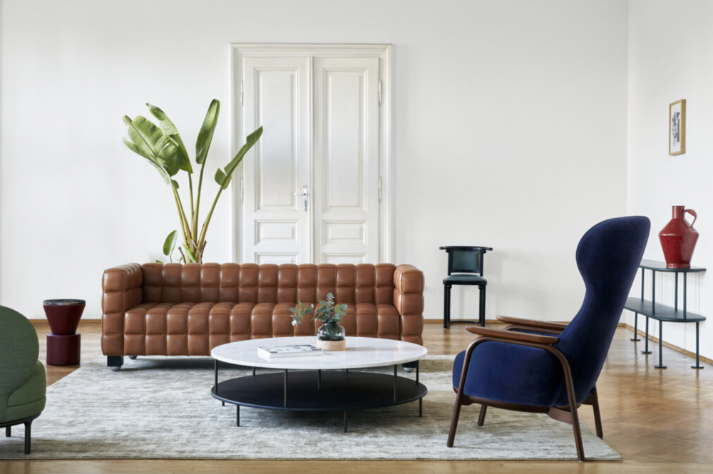 VUELTA High-Back armchair by designed JAIME HAYON.Eclectic, exciting, Mediterranean Baroque ‚Äì and yet wonderfully timeless. These are the characteristics that define the eye-catching style brought into being by the playful collaboration between Spanish artist and designer JAIME HAYON and Austrian furniture maker Wittmann.