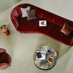 VUELTA LOUNGE SOFA By JAIME HAYON. If the brief was to create furniture to counteract boredom, then it‚Äôs safe to say mission accomplished. JAIME HAYON‚Äôs collection for WITTMANN truly brings colour into the picture, in every respect. VUELTA LOUNGE is no exception: the sofa features the generous, perfectly upholstered curve of the VUELTA CHAISELONGUE ‚Äì positioned left or right according to preference ‚Äì while on the other side it demonstrates its qualities as a chair, without foregoing the characteristic curved armrest. VUELTA LOUNGE makes the VUELTA family into a group of elements that ‚Äì typically for HAYON ‚Äì has significantly more refinement and self-confidence than is found in other pieces of this kind.